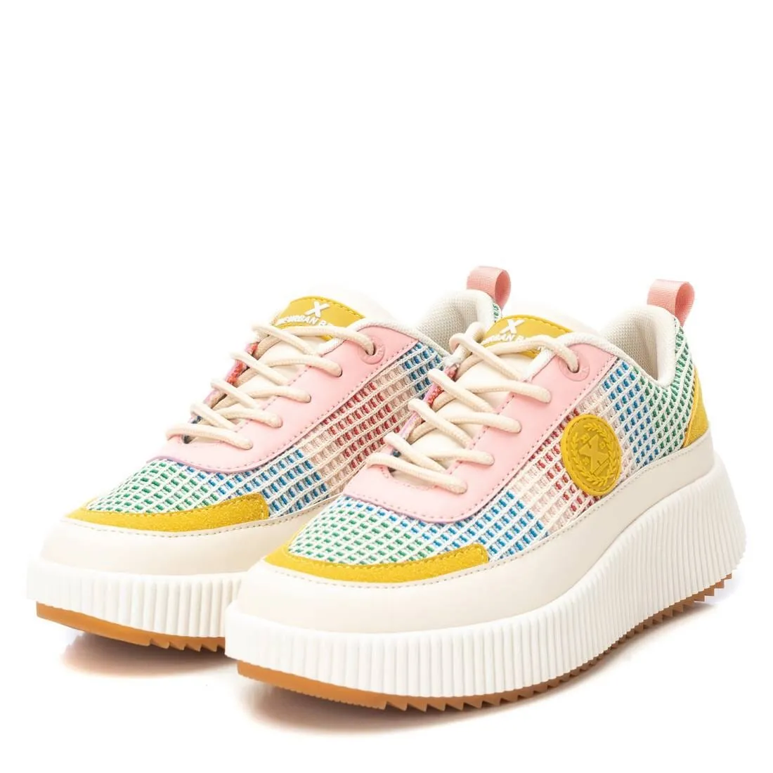 142465 Spanish Collection Fashion sneakers in multi colour blocking