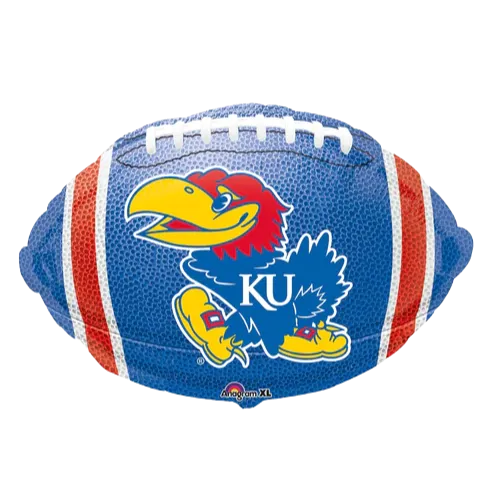 17" Anagram University Of Kansas College Football Foil Balloon (Discontinued) | Buy 5 Or More Save 20%