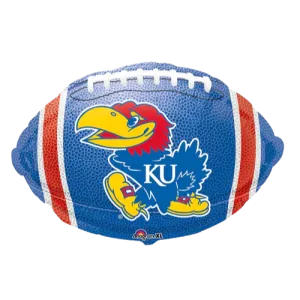 17" Anagram University Of Kansas College Football Foil Balloon (Discontinued) | Buy 5 Or More Save 20%