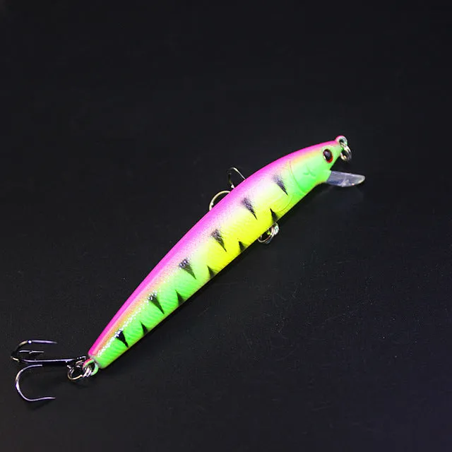 1PCS Minnow fishing lure 3D eyes 10cm 8.5g Pesca Bait Isca Artificial Peche wobbler 6# Hook Carp Fishing Tackle WQ202