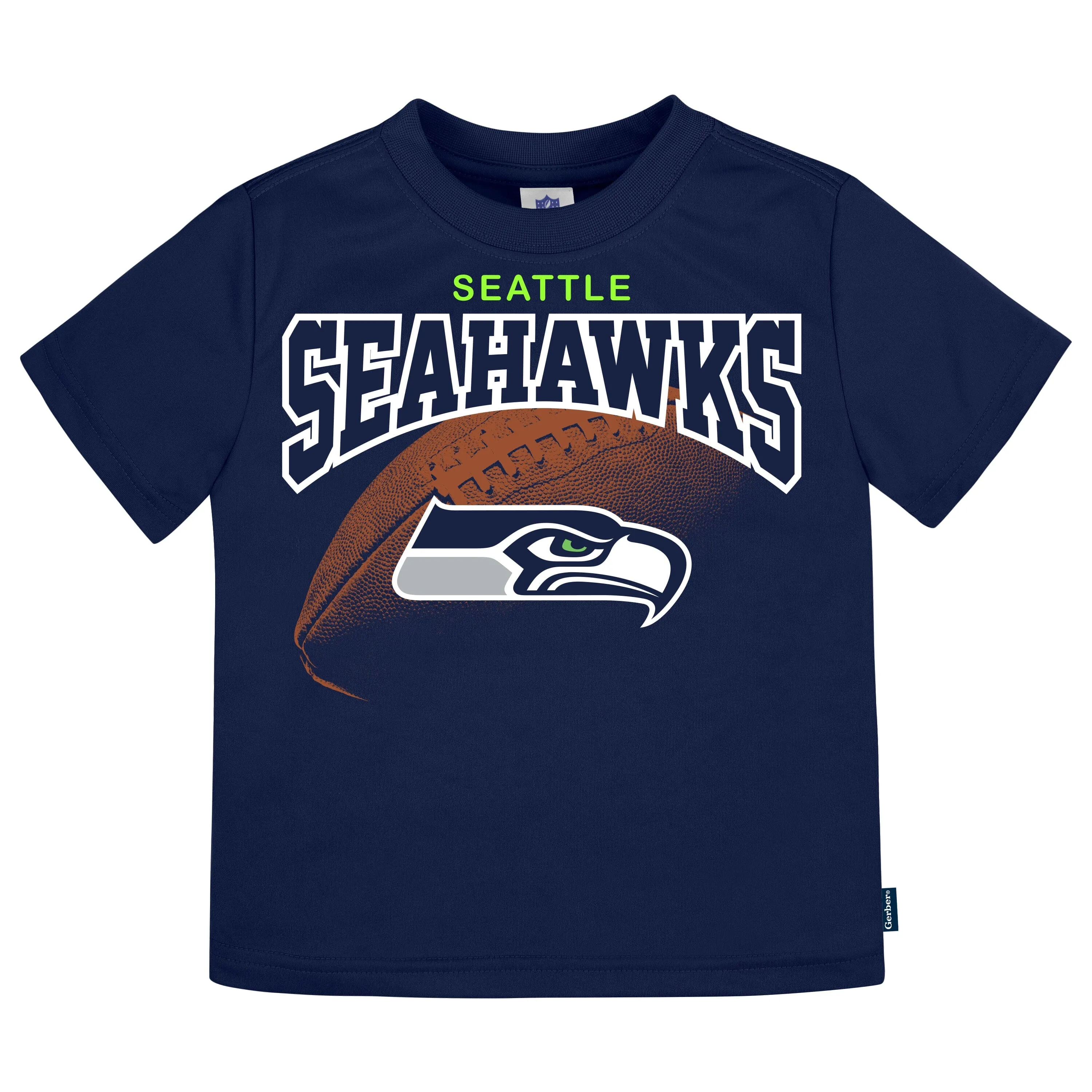 3-Pack Baby & Toddler Boys Seahawks Short Sleeve Shirts