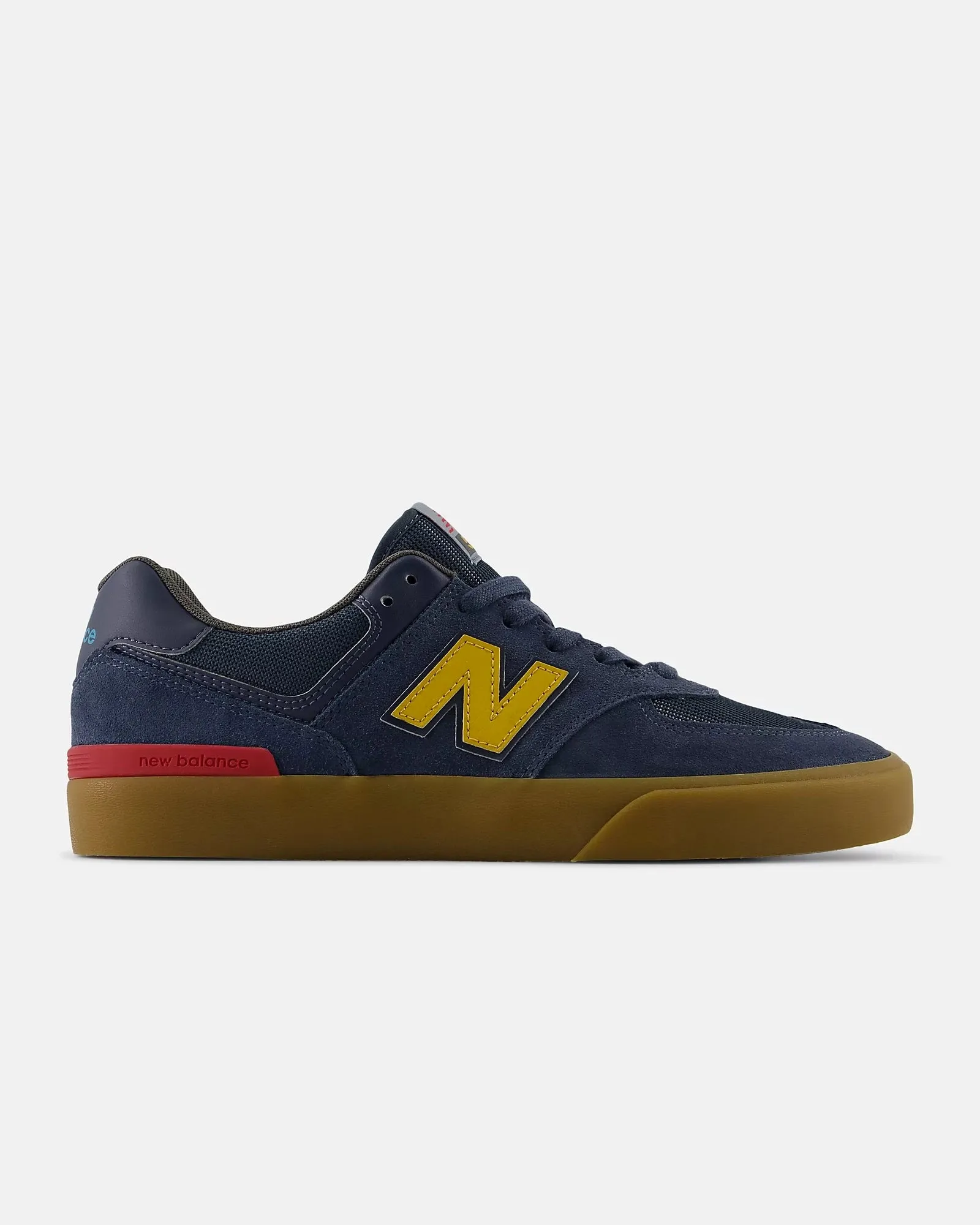 574 Vulcanized Shoes in Blue Indigo & Gum