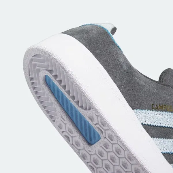 Adidas Campus ADV x Henry Jones Skateboard Shoe - Carbon/White/Light Blue