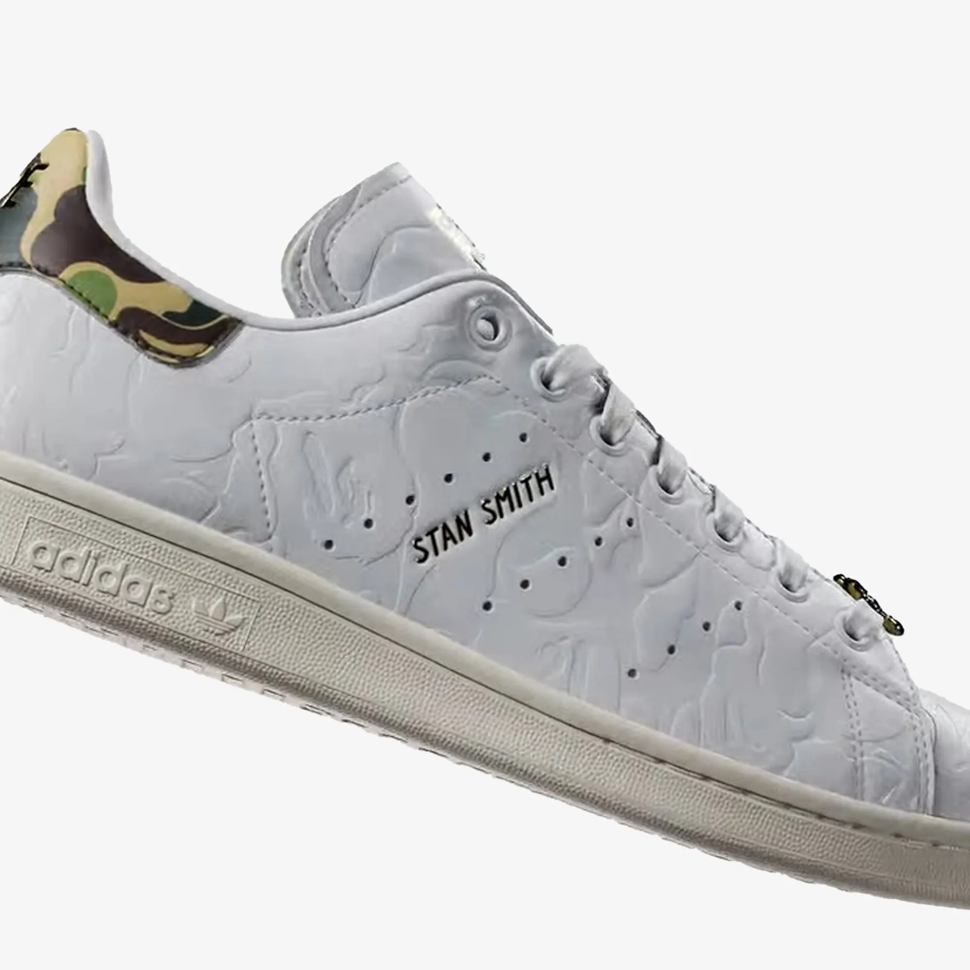 Adidas Originals | X BAPE STAN SMITH { WHITE/CLOUD WHITE/OFF WHITE