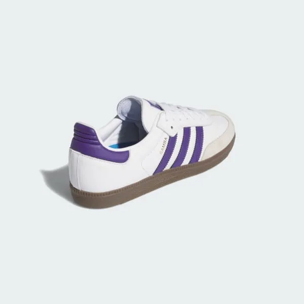 Adidas Samba ADV Cloud White - Collegiate Purple - Gold Metallic