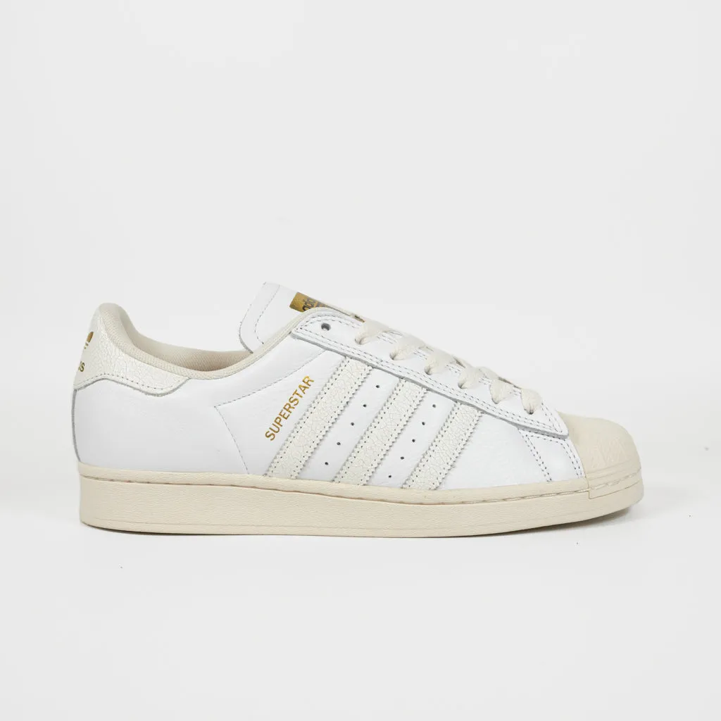 Adidas Skateboarding - Superstar ADV Shoes - Footwear White / Footwear White / Chalk White