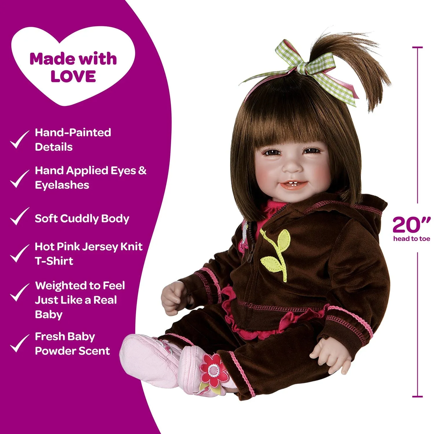 Adora Toddlertime Workout Chic Baby Doll, Doll Clothes & Accessories Set