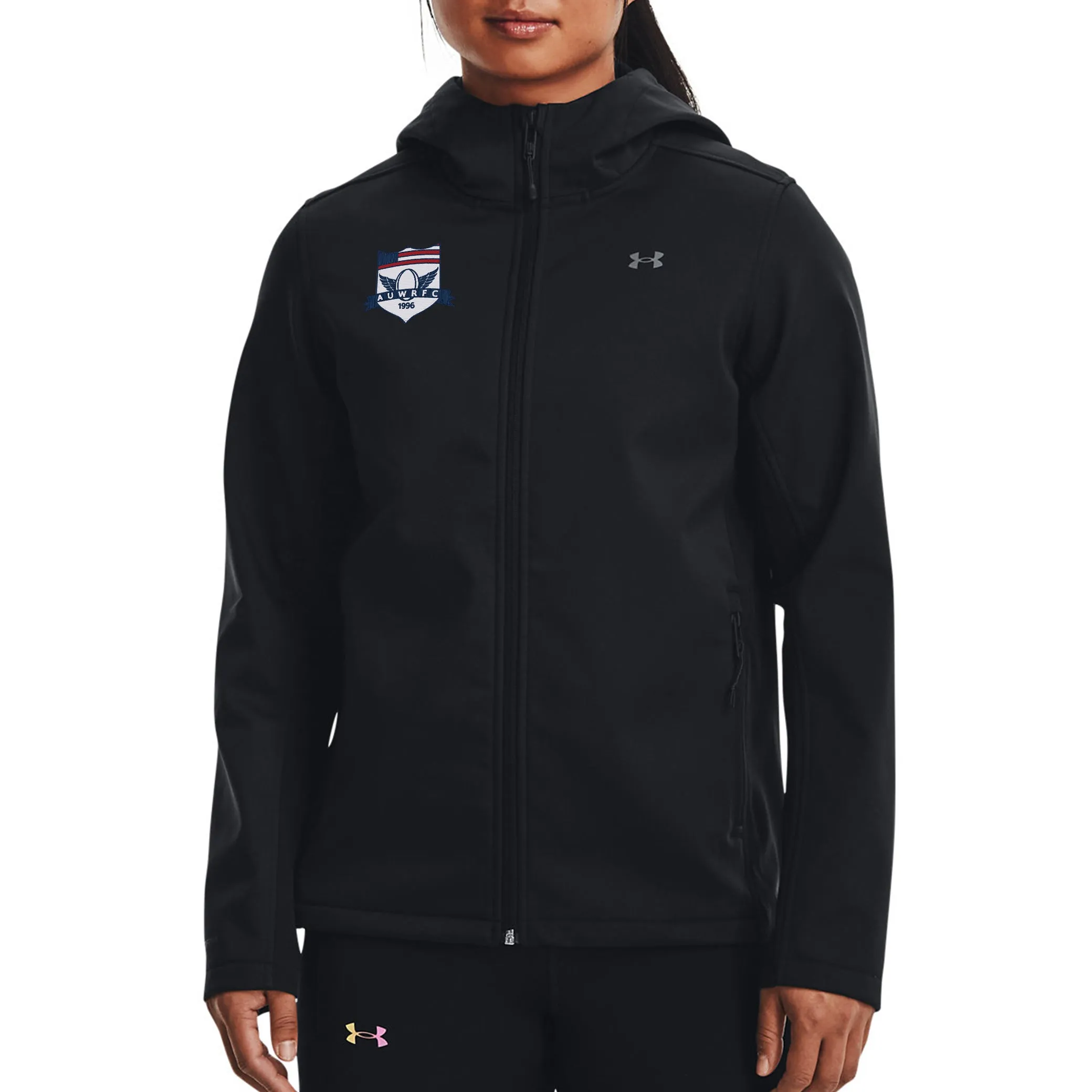 American Univ. WRFC Women's Coldgear Hooded Infrared Jacket