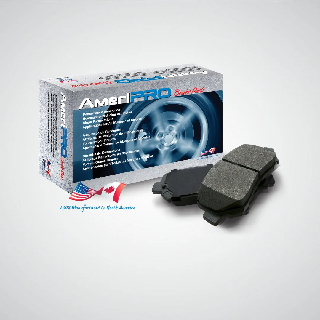 AmeriPro Premium Ceramic Disc Brake Pads Parking Shoes For Mazda CX-9 2007-2015