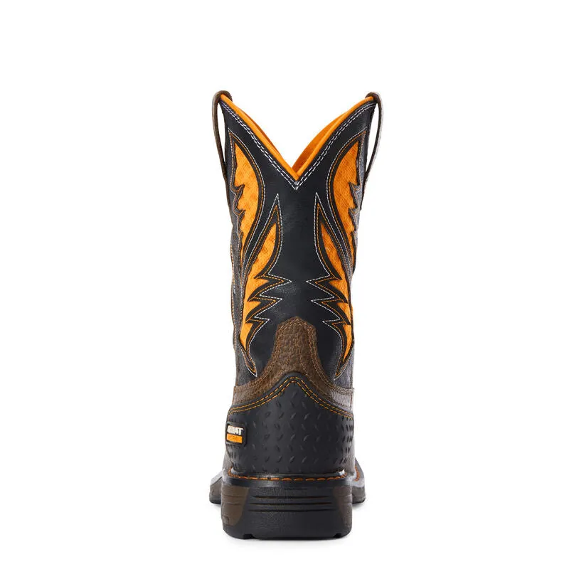 ARIAT KID'S WORK VENTTEK ORANGE BOOT - 10034159