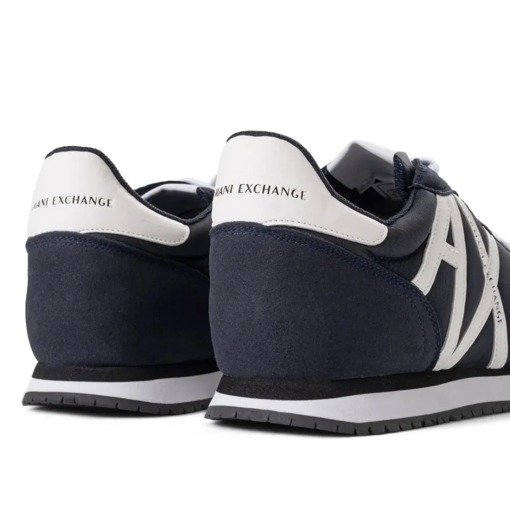 ARMANI EXCHANGE Logo Lace-Up XUX017 Sneakers - DRKNVY