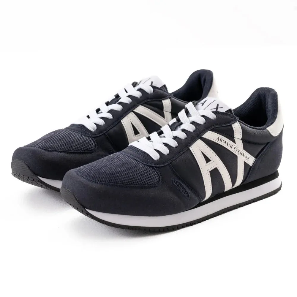 ARMANI EXCHANGE Logo Lace-Up XUX017 Sneakers - DRKNVY