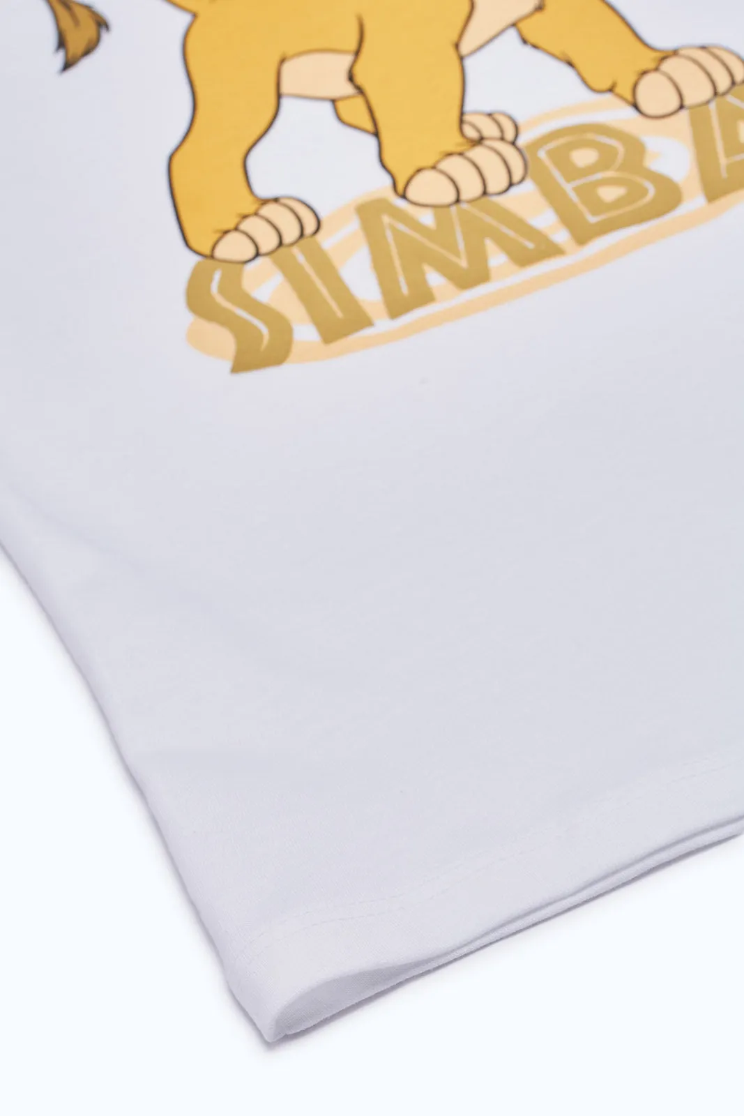 Baby Boys White Simba T-Shirt