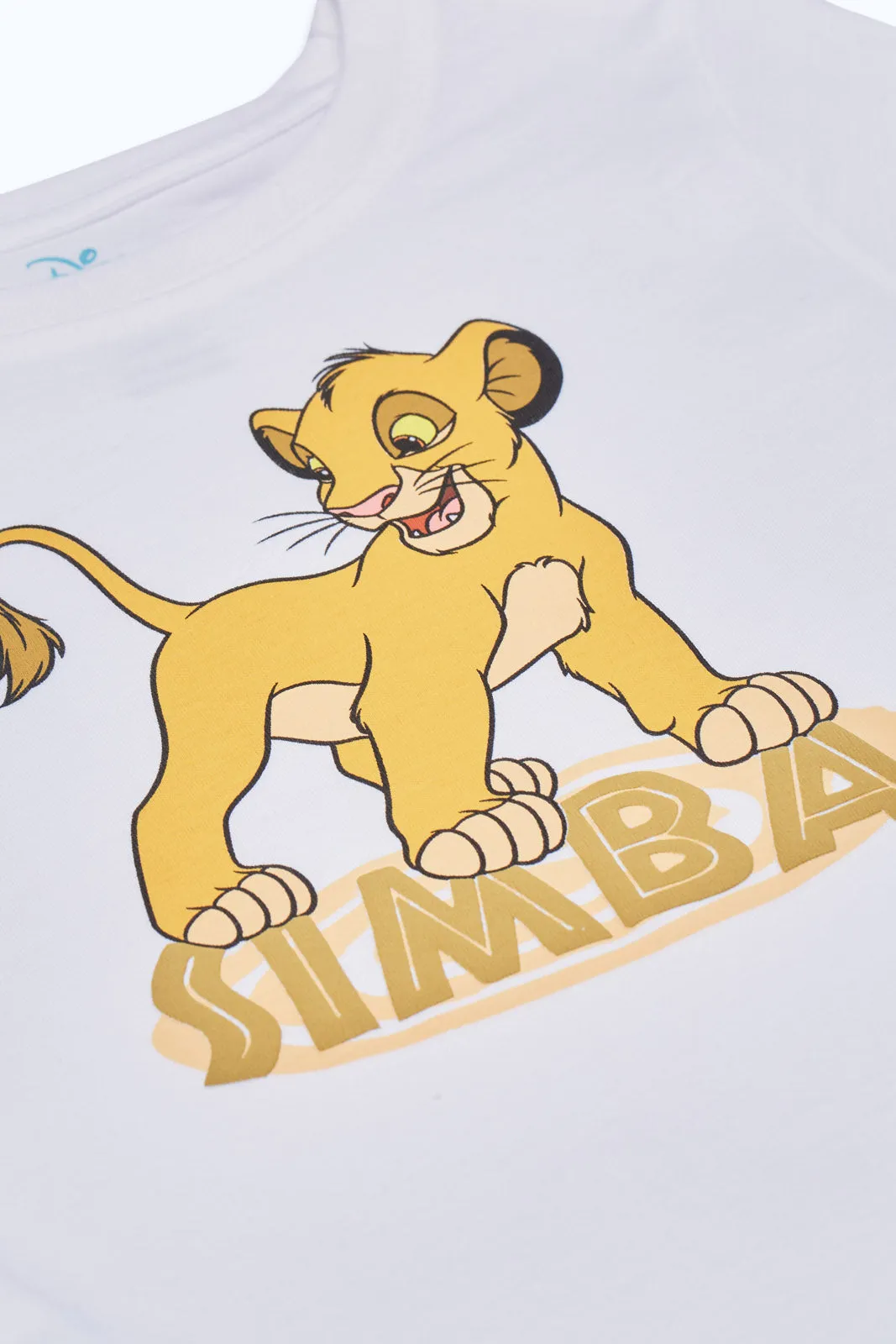 Baby Boys White Simba T-Shirt