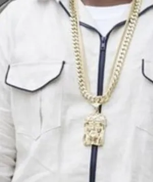 BALLERS: Vernon’s HERO Biggie Smalls lookalike Charm & Necklace