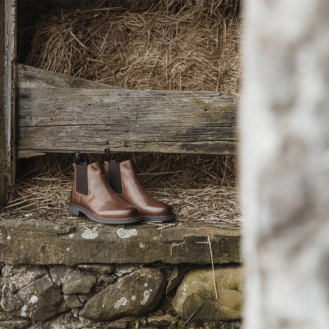 Banff Country Dealer Boots - Burnished Tan by Hoggs of Fife