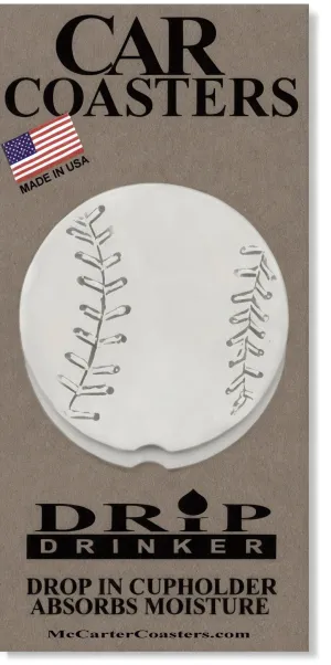 Baseball Car Coasters