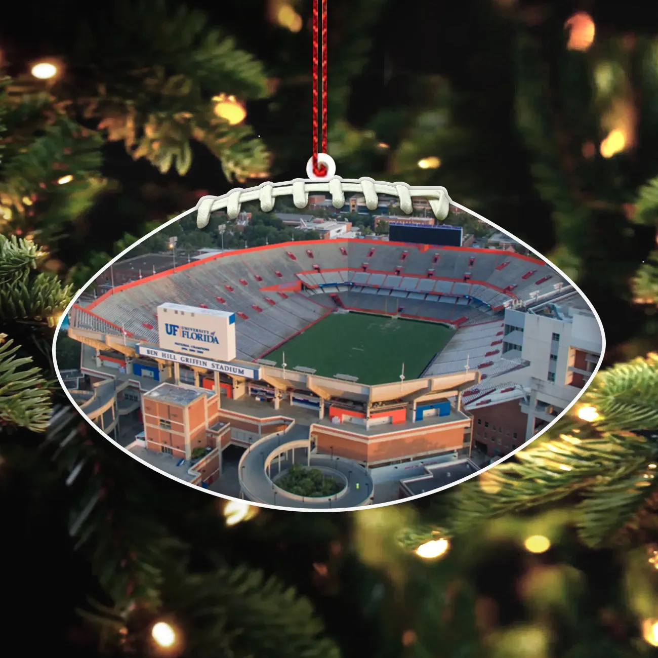 Ben Hill Griffin Stadium- Florida Gators Football American Football Acrylic Hanging Decorations Christmas Gifts Christmas Tree Ornaments