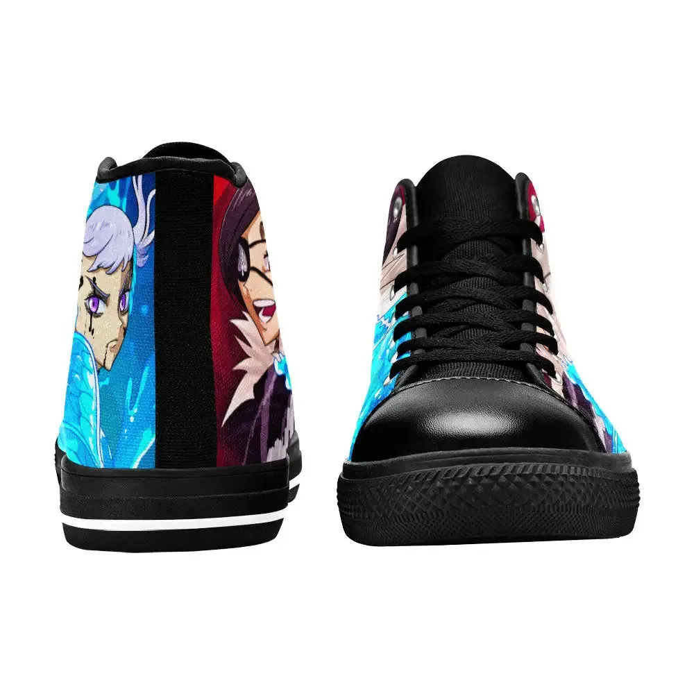 Black Clover Noelle silva vs Vanica Shoes High Tops Sneakers for Kids and Adults