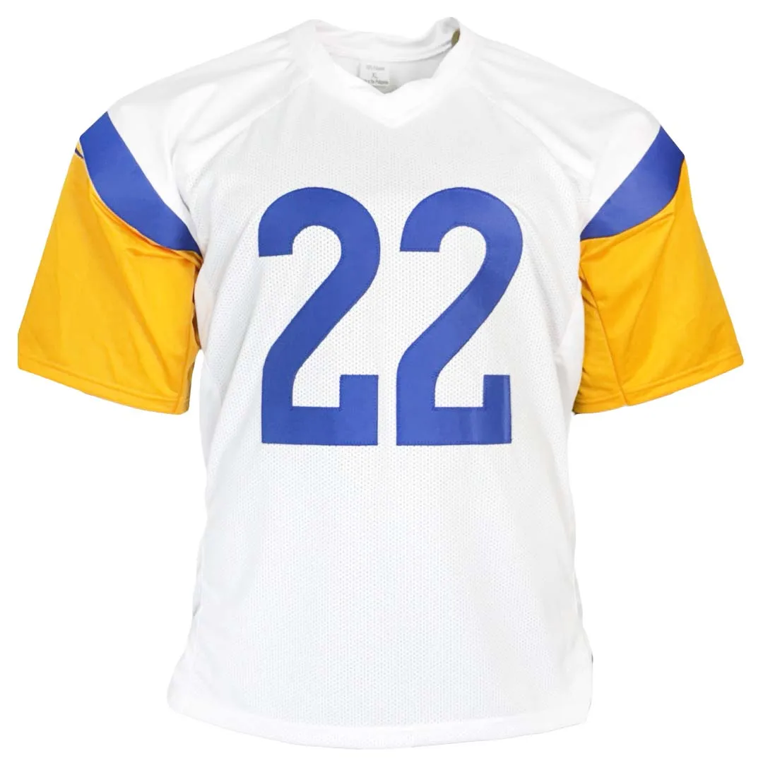 Blake Corum Signed Los Angeles White Football Jersey (Beckett)