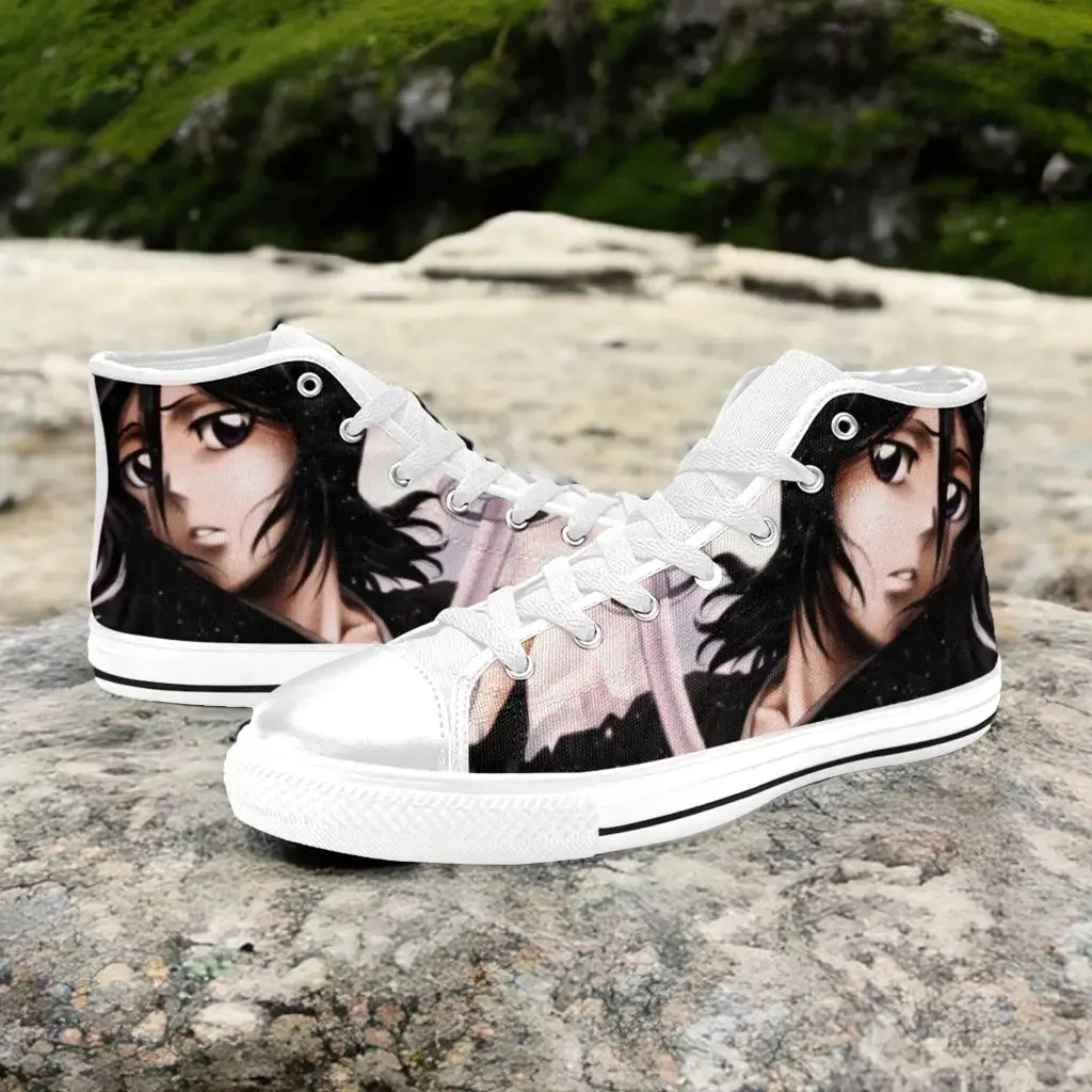 Bleach Rukia Kuchiki Shoes High Top Sneakers for Kids and Adults