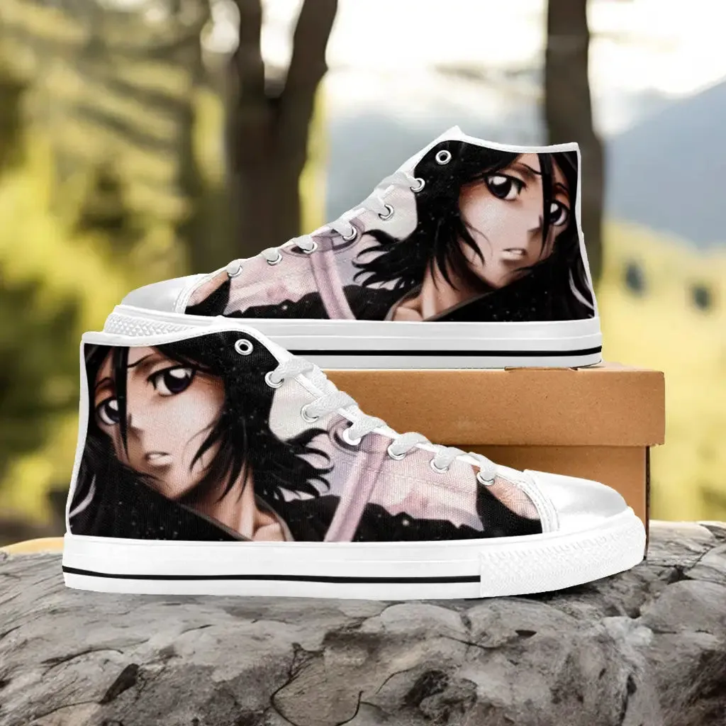 Bleach Rukia Kuchiki Shoes High Top Sneakers for Kids and Adults