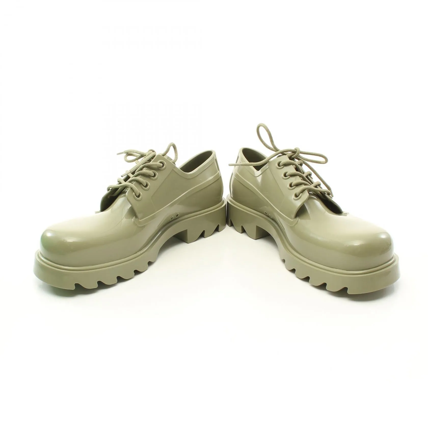 Bottega Veneta Stride Rubber Shoes Khaki