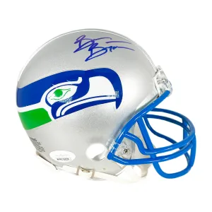 Brian Bosworth Signed Seattle Seahawks Mini Football Helmet (JSA)