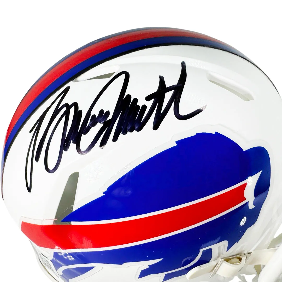 Bruce Smith Signed Buffalo Bills Speed Mini Football Helmet (Beckett)