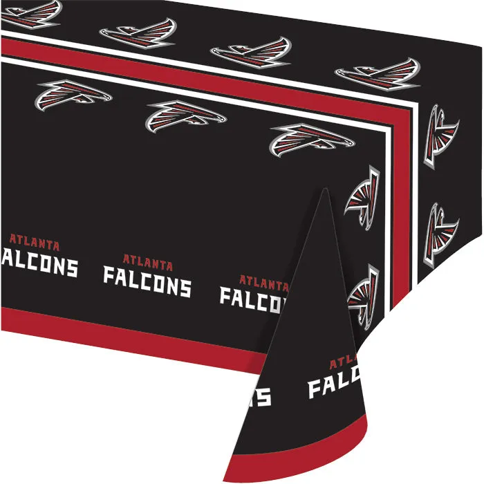 Bulk Atlanta Falcons Plastic Table Covers (12 per Case)