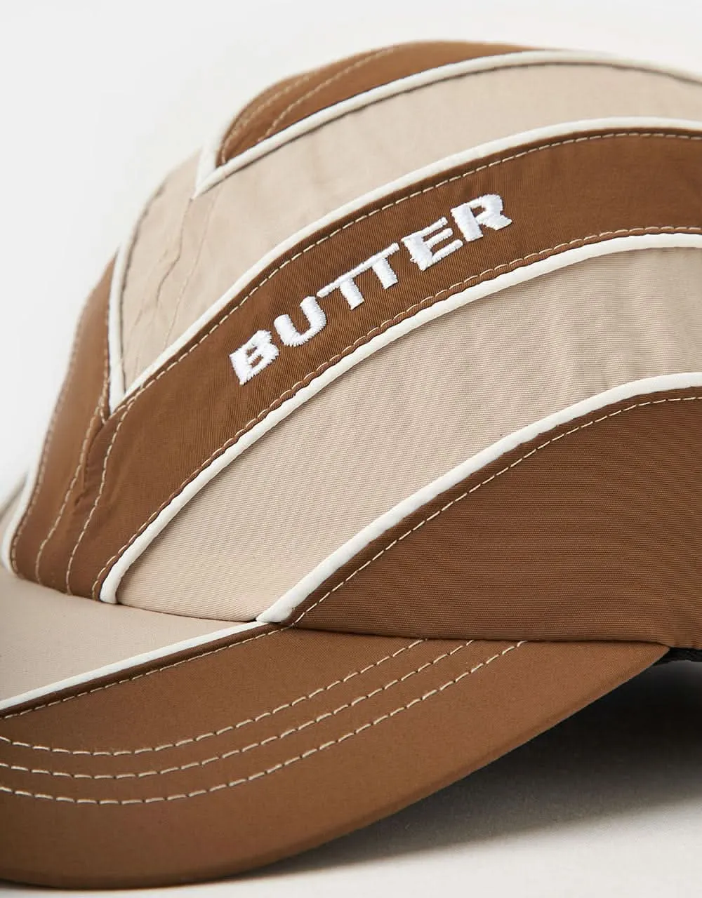 Butter Goods x Umbro Diamond 6 Panel Cap - Chocolate/Tan