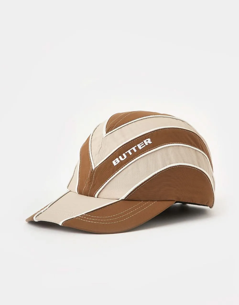 Butter Goods x Umbro Diamond 6 Panel Cap - Chocolate/Tan