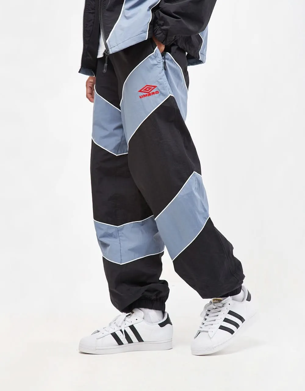 Butter Goods x Umbro Diamond Tracksuit Pants - Black/Slate