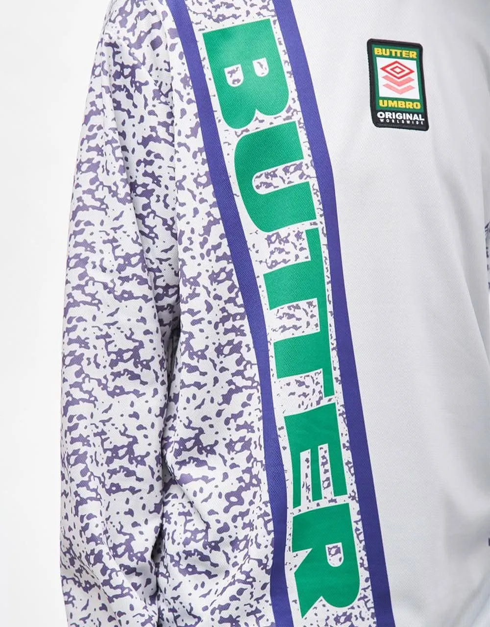 Butter Goods x Umbro Goalie L/S Jersey - Cement/Dusk