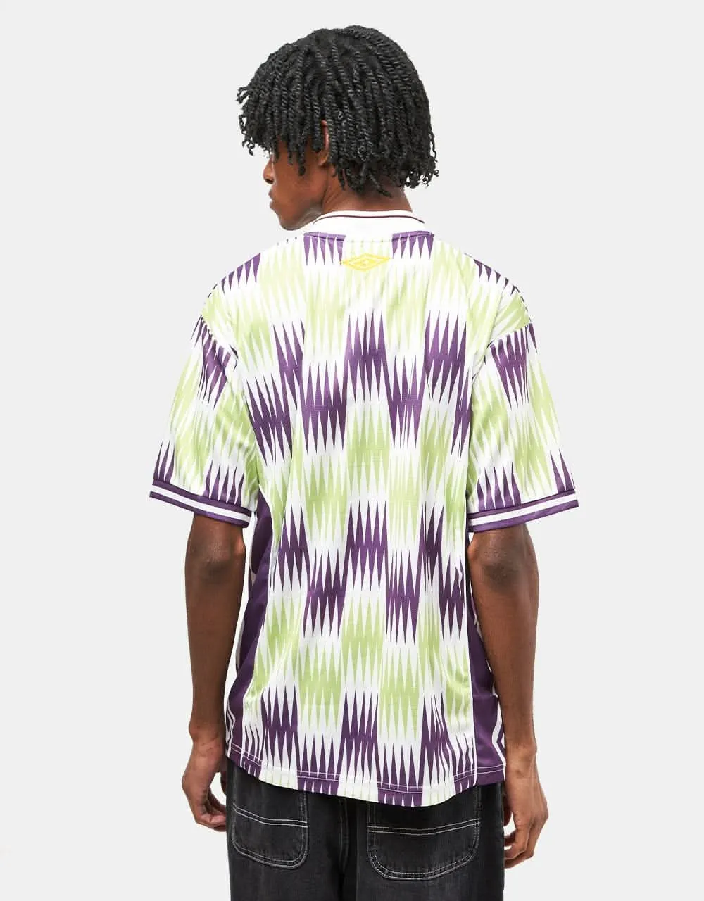 Butter Goods x Umbro Optical Jersey - Grape/Volt