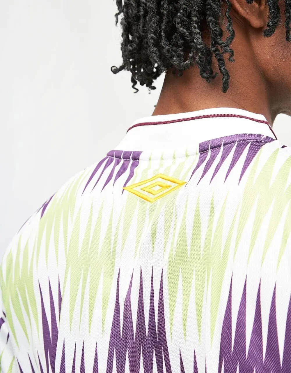 Butter Goods x Umbro Optical Jersey - Grape/Volt