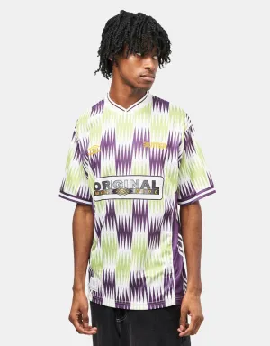 Butter Goods x Umbro Optical Jersey - Grape/Volt