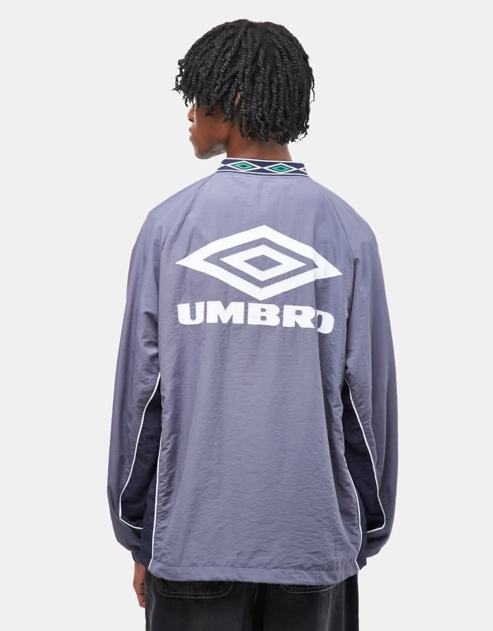 Butter Goods x Umbro Training Pullover - Slate/Navy