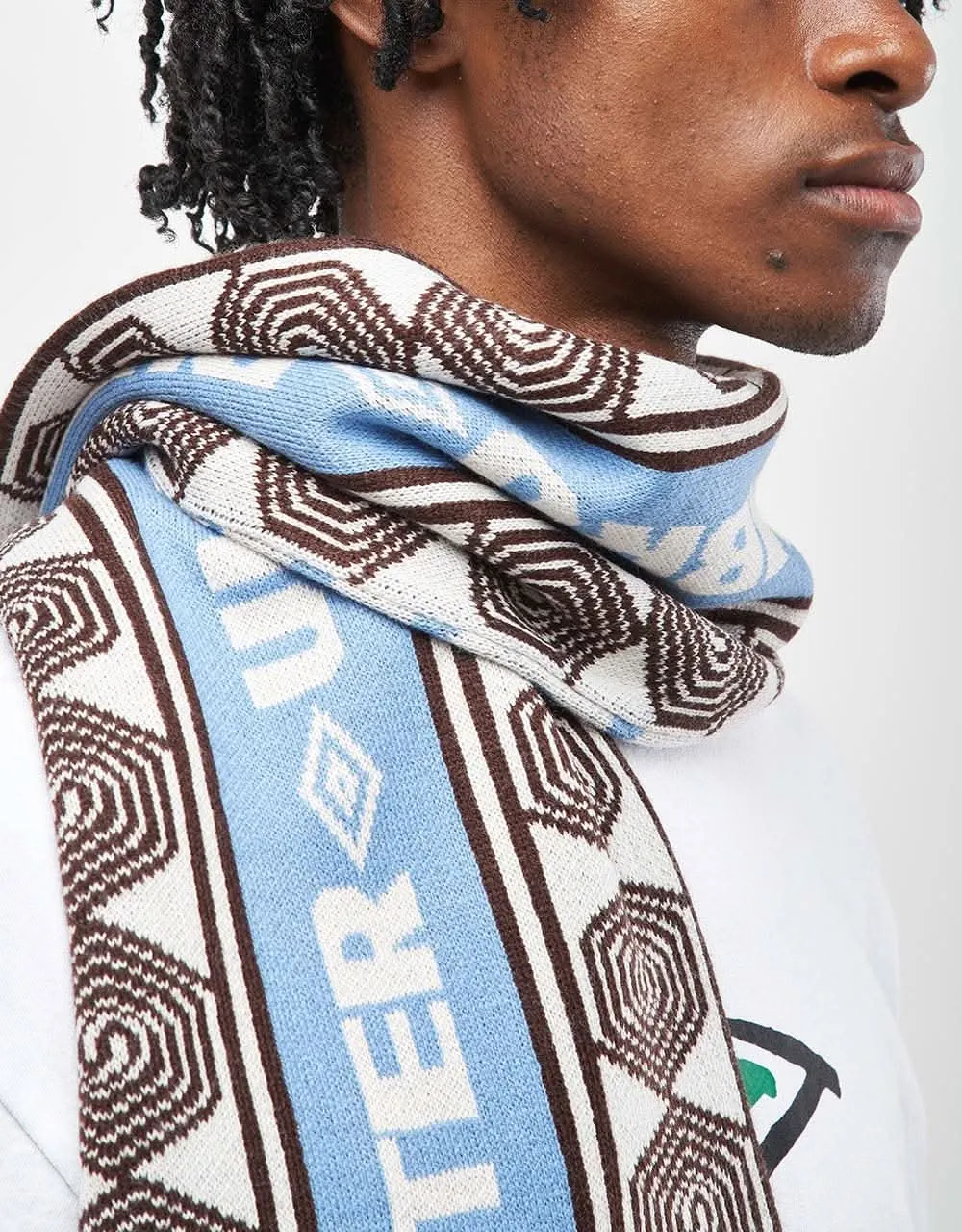 Butter Goods x Umbro Vert Scarf - Sky/Brown