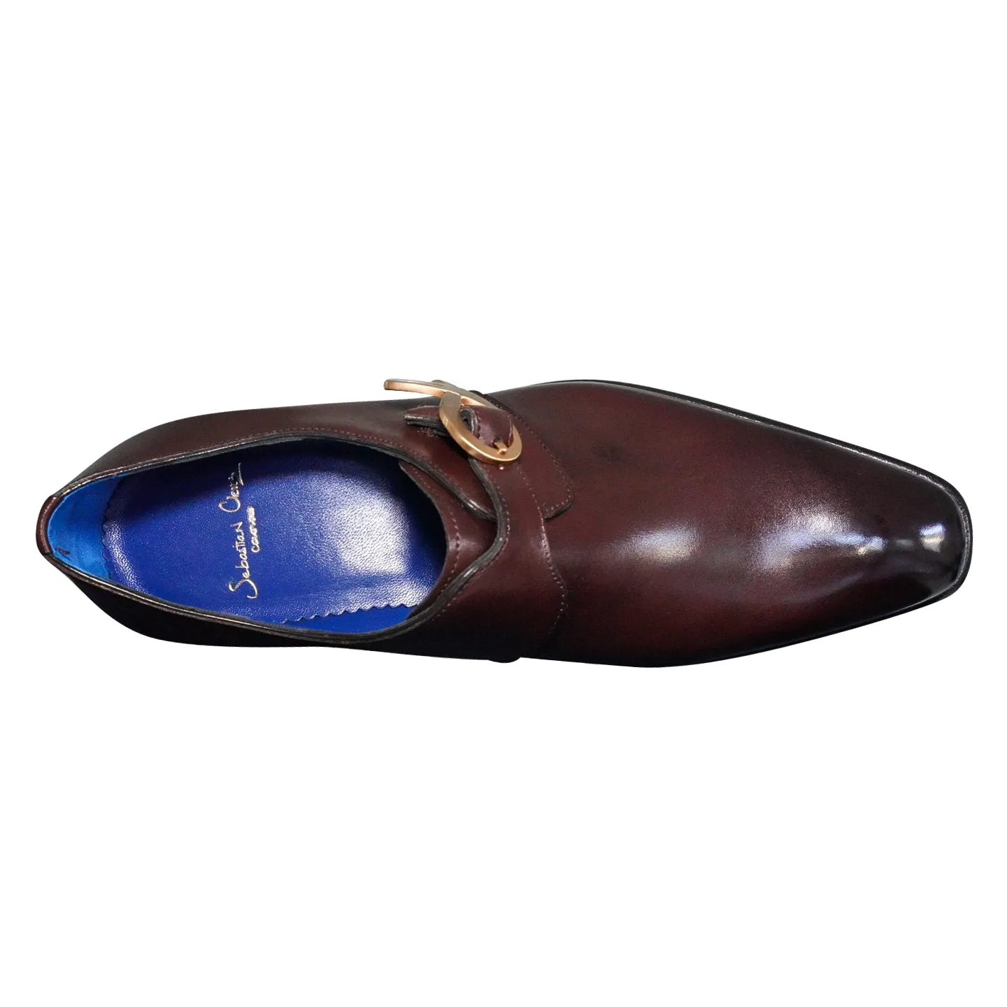 Cacao With Yellow Gold Hardware Monk Strap