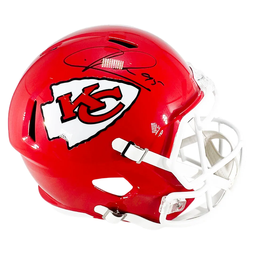 Chris Jones Signed Kansas City Chiefs Speed Full-Size Replica Football Helmet (JSA)