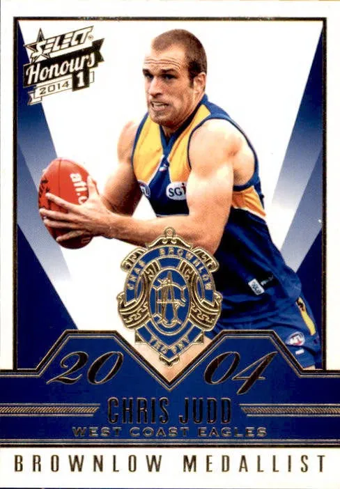 Chris Judd, 2004 Brownlow Gallery, 2014 Select AFL Honours 1