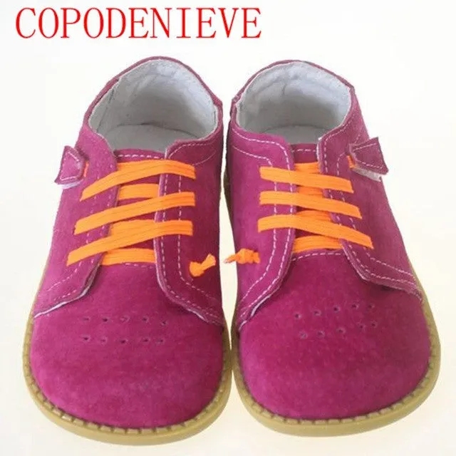 COPODENIEVEGenuine leather children shoes girls boys shoes kids shoes new arrival children sneakers girls sneakers child fashion