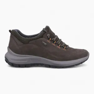 Cotswold Dumbleton Men's Brown Casual Lace-Up Shoes – Waterproof & Memory Foam Comfort