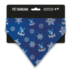 Crystal Palace Xmas Snow Pet Bandana