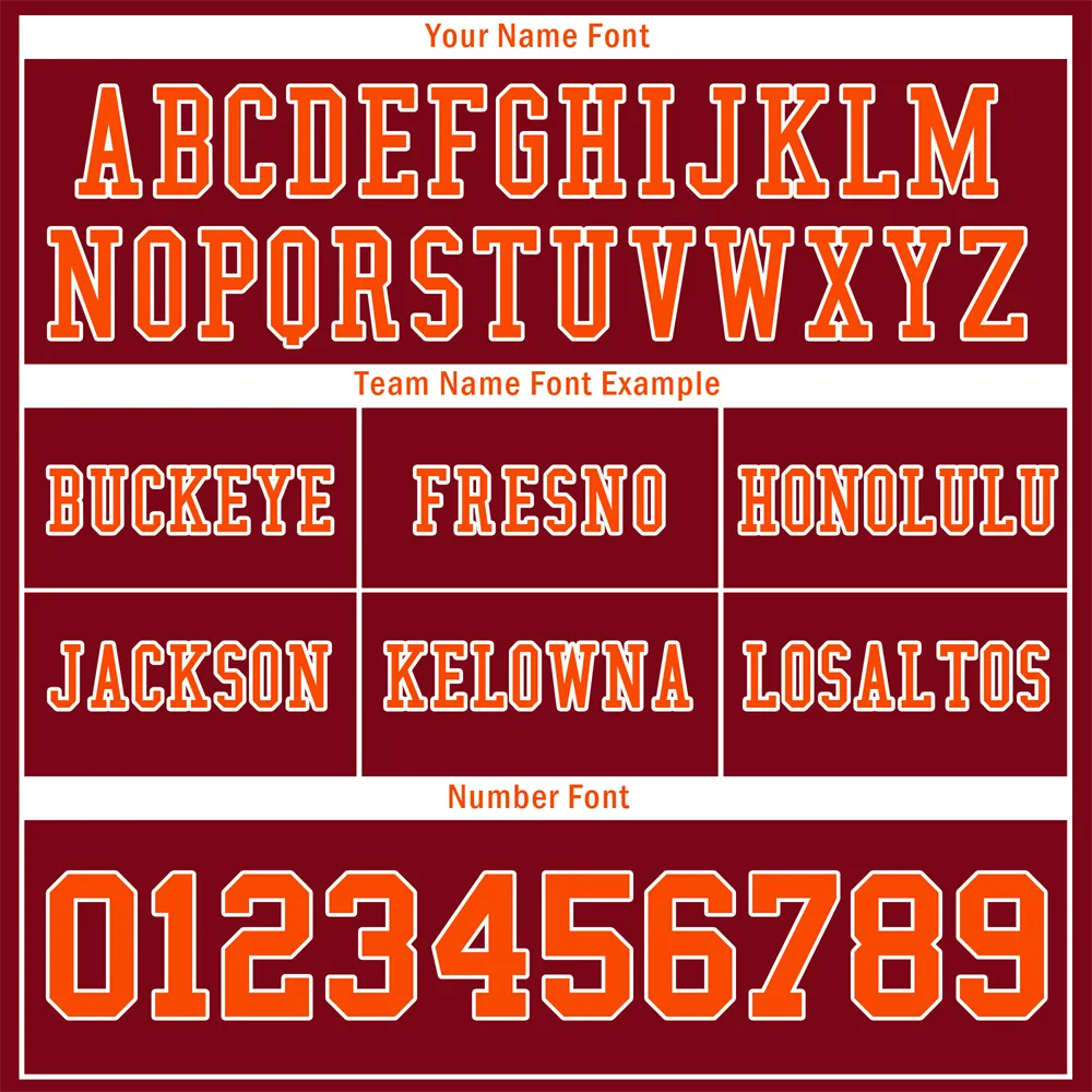 Custom Brown Classic Style Orange Personalized Authentic Football Jersey FBJ02-bc0f00d