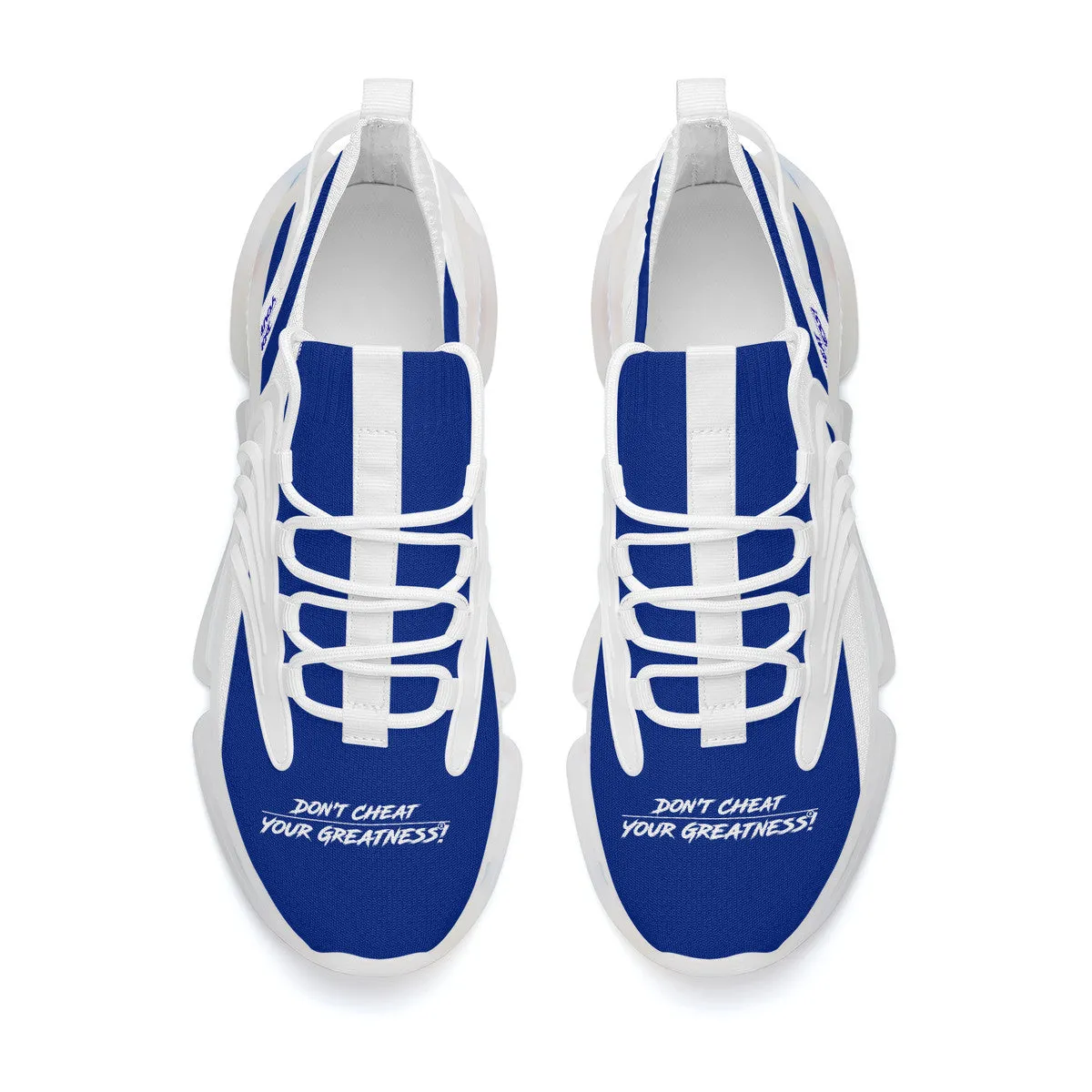 DCYG X2 Royal Blue  & White , Air Max React Sneakers - White