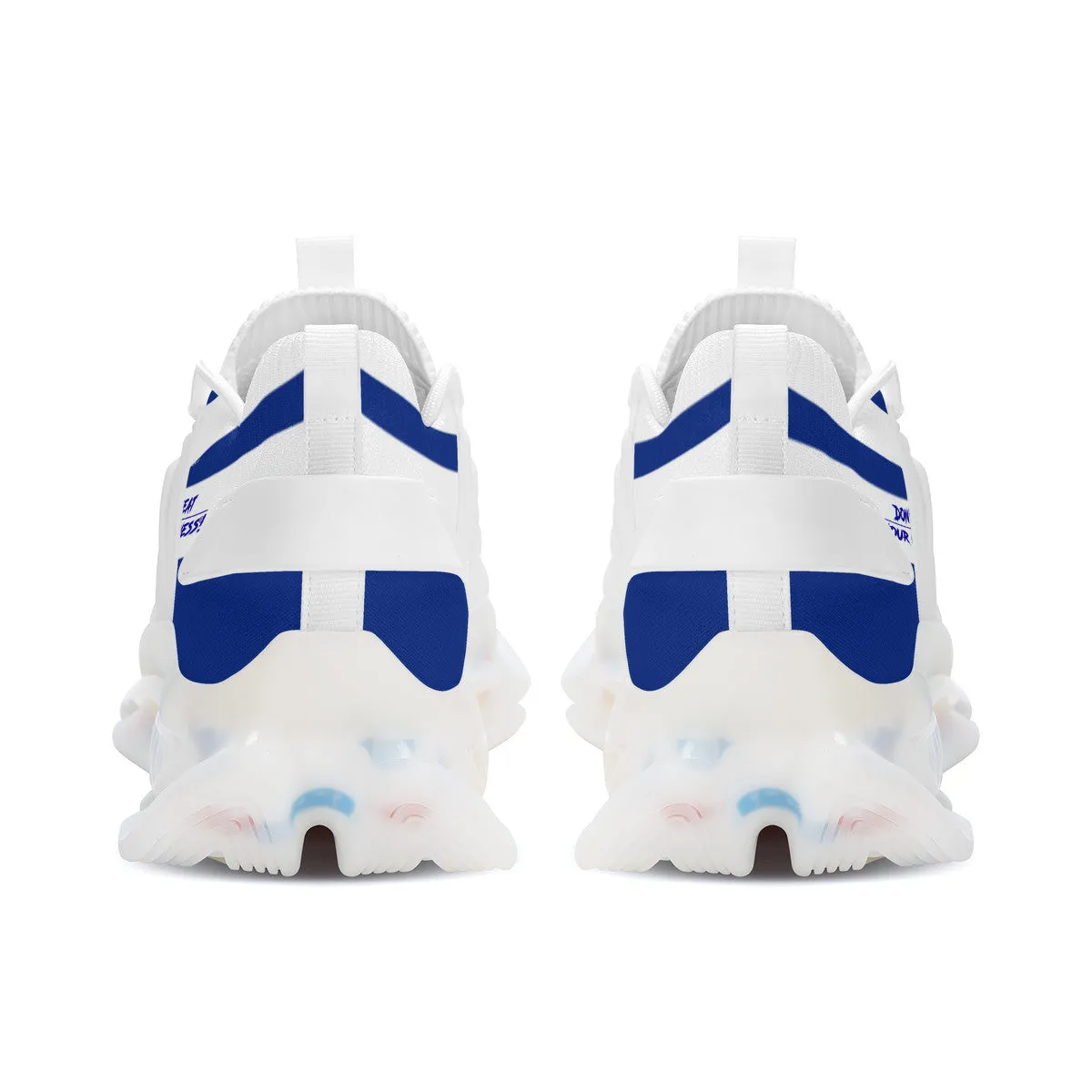 DCYG X2 Royal Blue  & White , Air Max React Sneakers - White