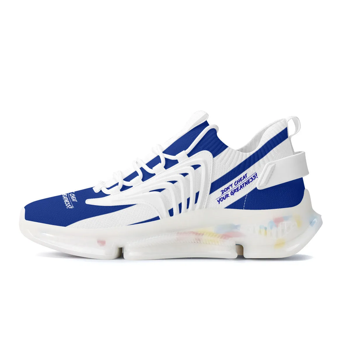 DCYG X2 Royal Blue  & White , Air Max React Sneakers - White