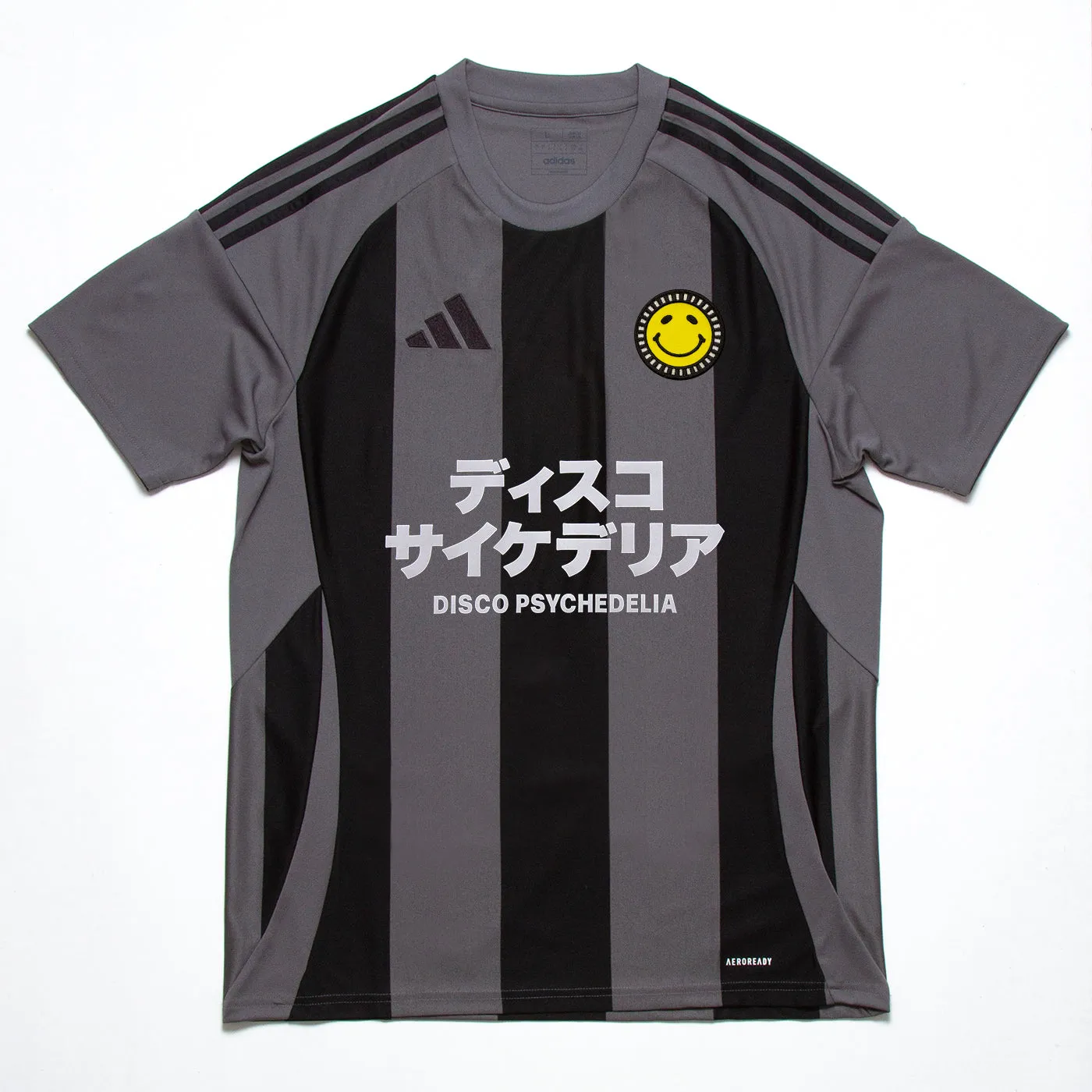 Disco Psychedelia FC Striped Club - Jersey - Grey/Black